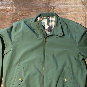 Brooks Brothers Men’s size XXL Classic Green Bomber Jacket Cotton Blend NWT!